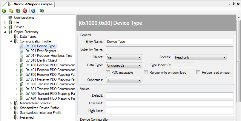 CANopen Architect Professional