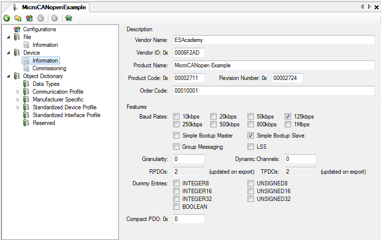 CANopen Architect Standard